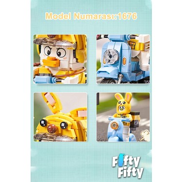 Vagonlife Loz Kurye Ördek -LZ1676 (443 Parça) Oyuncak Yapım Fiyatı