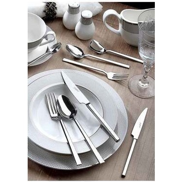 Yiğit 72 Parça Zümrüt 12 Kişilik Çelik Düz Kaşık Çatal Seti Fiyatı