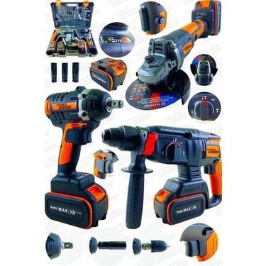 Lieber German Kömürsüz Mega 3'lü Set 92 V 10 Ah Darbeli Fiyatı