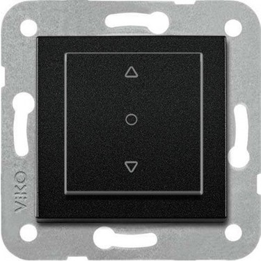 Viko Novella Siyah Tek Düğmeli Jaluzi Kumanda Anahtarı Fiyatı