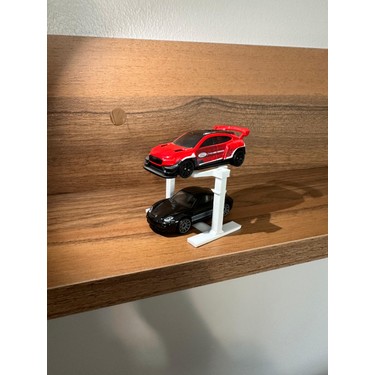 Tükkan Dekorasyon Beyaz Çiftli Hot Wheels Standı – 3D Baskı Fiyatı
