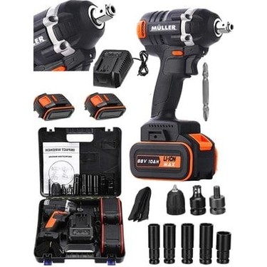 Müller Germany 88 V 10 Ah Motor Korumalı Metal Şanzıman Çift Fiyatı