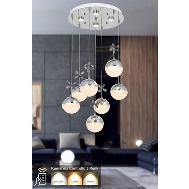 Avizemoda Forde 7'li Power Ledli Kumandalı Modern Lüks Fiyatı