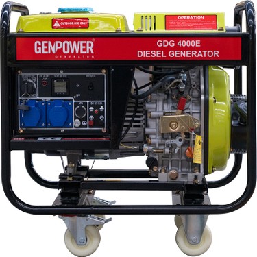 DGD　④ Genpower Gdg 4000 E Model 4 Kva Dizel, Ses Izolasyon Fiyatı