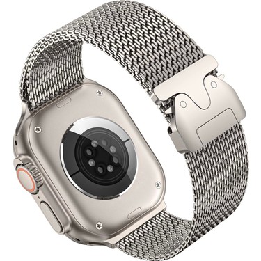 Lopard Apple Watch Series 10 46MM Metal Hasır Hafif Kordon Fiyatı