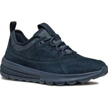 Geox Erkek Lacivert Spherica Actif Bağcıklı Deri Sneaker Fiyatı