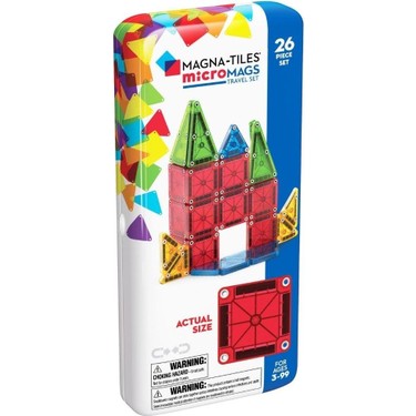 Magna-Tiles Micromags Seyahat Seti 26 Parça Yaratıcı Bloklar Fiyatı