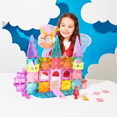 Magna-Tiles Castle Dlx + Micromags - Prenses Şatosu 48 Parça Fiyatı