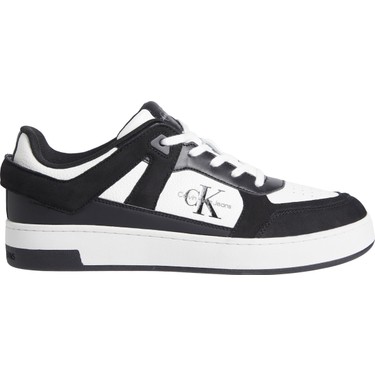 Calvin Klein Siyah Beyaz Erkek Sneaker Basket Cup Low Fiyat