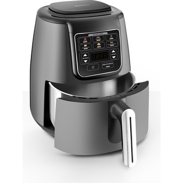 mini every ダークグレー HOT・COLD機能付き Karaca Air Pro Cook Köz Steel Xl Çelik Hazneli Airfryer Fiyatı