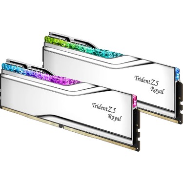 GSkill Gskıll Trident Z5 Royal Silver Rgb DDR5-7600MHZ CL36 Fiyatı