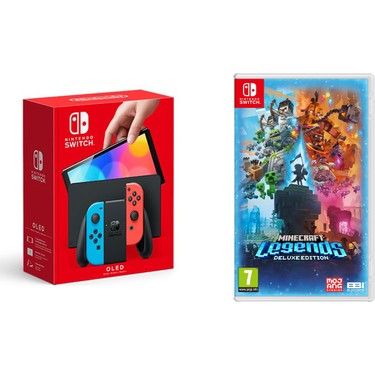 Nintendo Switch OLED Yeni Nesil Konsolu Sıfır + Minecraft Fiyatı