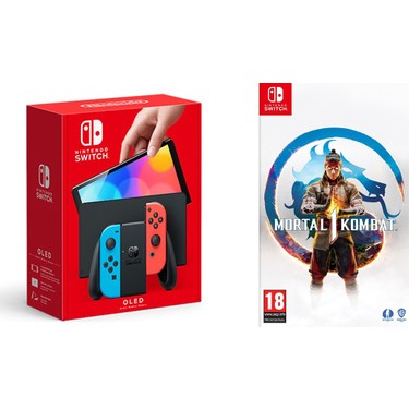 Nintendo Switch OLED Yeni Nesil Konsolu Sıfır + Mortal Fiyatı