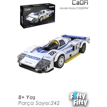 Vagonlife Cada Mazda 787B 1991-C55029W (242 Parça) Oyuncak Fiyatı