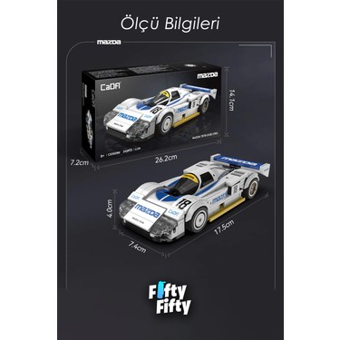 Vagonlife Cada Mazda 787B 1991-C55029W (242 Parça) Oyuncak Fiyatı