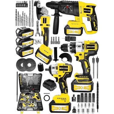 Graizer Alman 999 Vf 20 Ah 4 Lü Set Akülü Şarjlı Kırıcı Fiyatı