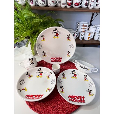 Tebak Collection 6 Parça Mickey Mouse Desen Porselen Çocuk Fiyatı