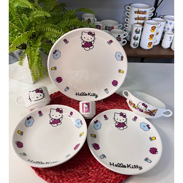Tebak Collection 6 Parça Hello Kitty Desen Porselen Çocuk Fiyatı