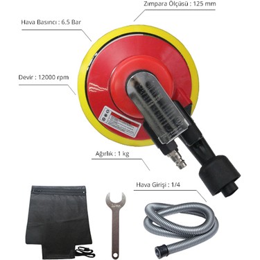 GAP Tools Gpz 01 | Havalı Ortbital Zımpara Fiyatı