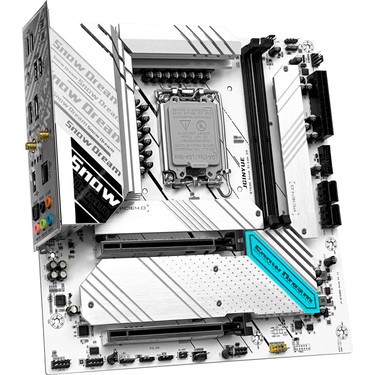 新品 B760M  DREAM D5 DDR5 16フェーズ ハイエンド B760M Snow Dream D5 Ddr5 Oc 8000 Mhz 4x Nvme HDMI Dp Type-C