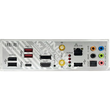 B760M Snow Dream D5 Ddr5 Oc 8000 Mhz 4x Nvme HDMI Dp Type-C Fiyatı