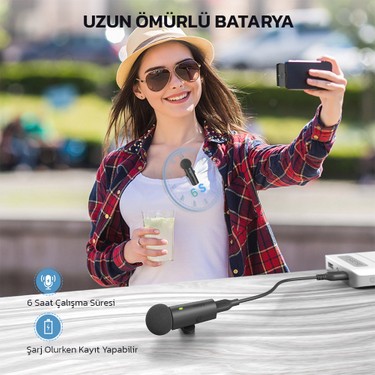 Fifine M8 Kablosuz Yaka Mikrofonu 2 Kişilik Mikrofon Seti Fiyatı