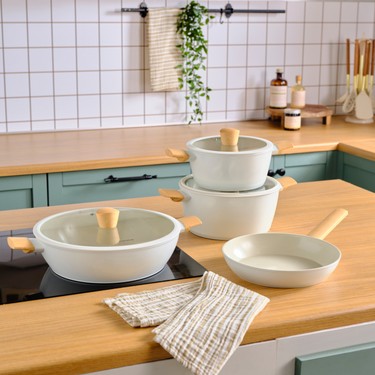 Karaca x Refika Swiss Crystal Almond Cream Indüksiyon Fiyatı