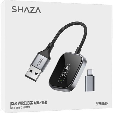 Shaza Araç Içi Android ve Apple Cihazlar ile Uyumlu Kablosuz Fiyatı