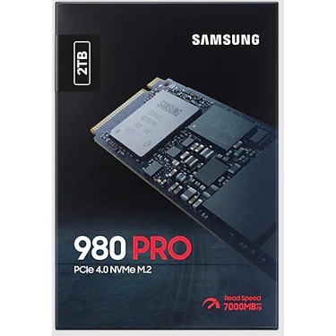 Samsung 980 PRO M.2 NVMe SSD 2TB 7000/5000 MB/s Hızlarıyla Fiyatı