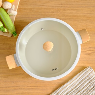 Karaca x Refika Swiss Crystal Almond Cream Indüksiyon Fiyatı