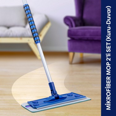 Silva Mikrofiber Ikili Mop Set (Kuru-Duvar) Fiyatı