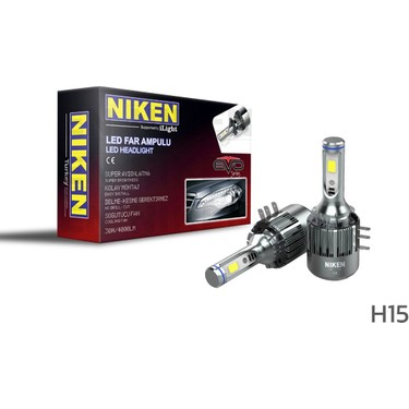 Niken LED Xenon Evo Serisi H15 Far Ampulü 2'li Takım Fiyatı