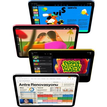 Apple iPad 10.nesil 64GB 10.9 Wi-Fi Tablet Sarı MCM94TU/A Fiyatı