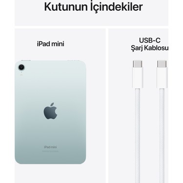 Apple iPad Mini 128GB 8.3 Wi-Fi Tablet Mavi MXN73TU/A Fiyatı