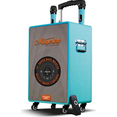 Powerway Şarjlı Çift Mikrofonlu Ses Sistemi Karaoke Sistemi Fiyatı