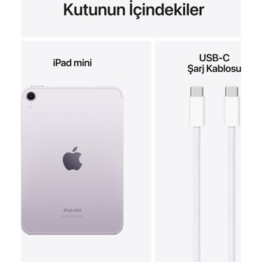 Apple iPad Mini 128GB 8.3 Wi-Fi + Cellular Tablet Mor Fiyatı