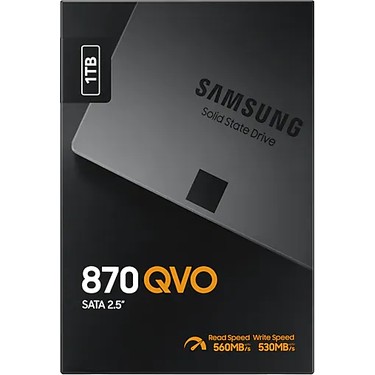 Samsung QVO 870 1TB SATA3 SSD 560MB Okuma 530MB Yazma Hızı Fiyatı