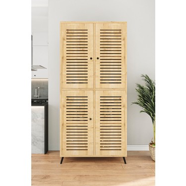 Enwood Deneb Mdf Safir Meşe 4 Kapaklı(Panjur Kapak) Ahşap Fiyatı