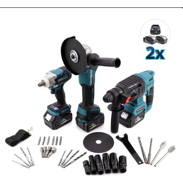 Davreek Üçlü Set Akülü Spiral + Somun Sıkma + Hilti Fiyatı