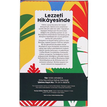 Coffee Break Coco Bambu Premium Blend Espresso 250 gr Fiyatı