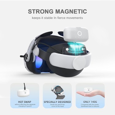 Bobovr M3 Pro Pil Paketi ve Baş Kayışı - Meta Quest 3/Quest Fiyatı