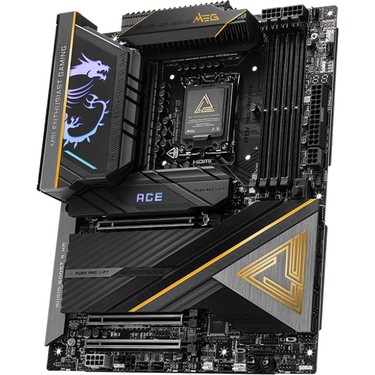 MSI Meg Z890 Ace Soket 1851 Ddr5 9200MHZ(OC) USB 20GBPS Fiyatı