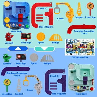 Learning Fun 2in1 4 Arabalı Pilsiz Macera Platformu Parkur Fiyatı