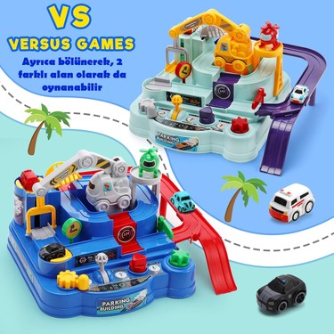 ride/RIDE、ride play/RIDE 2枚セット Learning Fun 2in1 4 Arabalı Pilsiz Macera Platformu Parkur Fiyatı