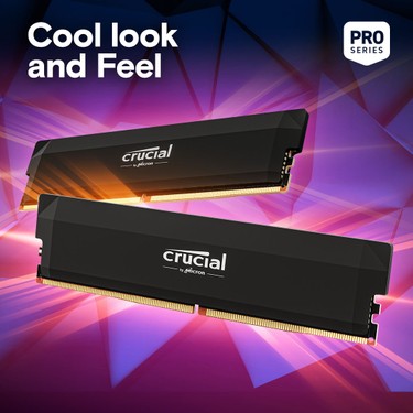 Crucial Pro Oc 32GB Kit (2X16GB) Ddr5 6400 Udımm Masaüstü Pc Fiyatı
