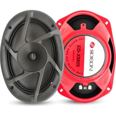 Nidage Edıson ED-XM69 Oto Midrange Oval 6x9 Inç 600 Watt Fiyatı