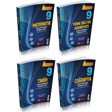 Zafer Yayınları Yeni Müfredat 9. Sınıf Eşit Ağırlık Set 4 Kitabı