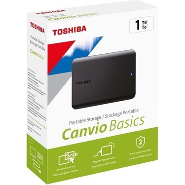 ①東芝 2.5インチ 1TB HDD 6個セット！ Toshiba Canvio Basics 1TB Taşınabilir Disk 2.5 inç USB3.2 Fiyatı