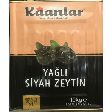 Kaanlar Zeytin Xl 201-230 Klb. 10 kg Fiyatı - Taksit Seçenekleri