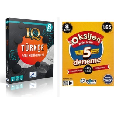 Paraf 8. Sınıf Iq Türkçe Soru Kütüphanesi & Oksijen Kitabı
